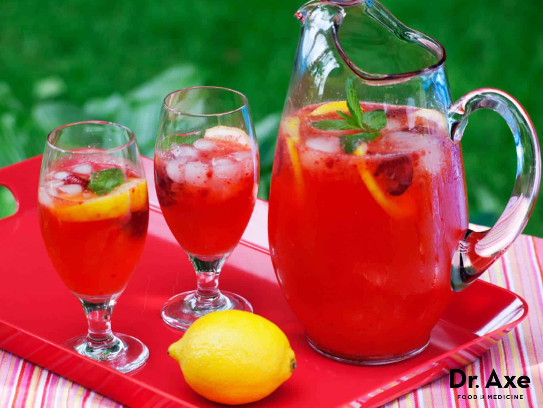 This strawberry lemonade recipe is a sugar free and refreshing drink ...