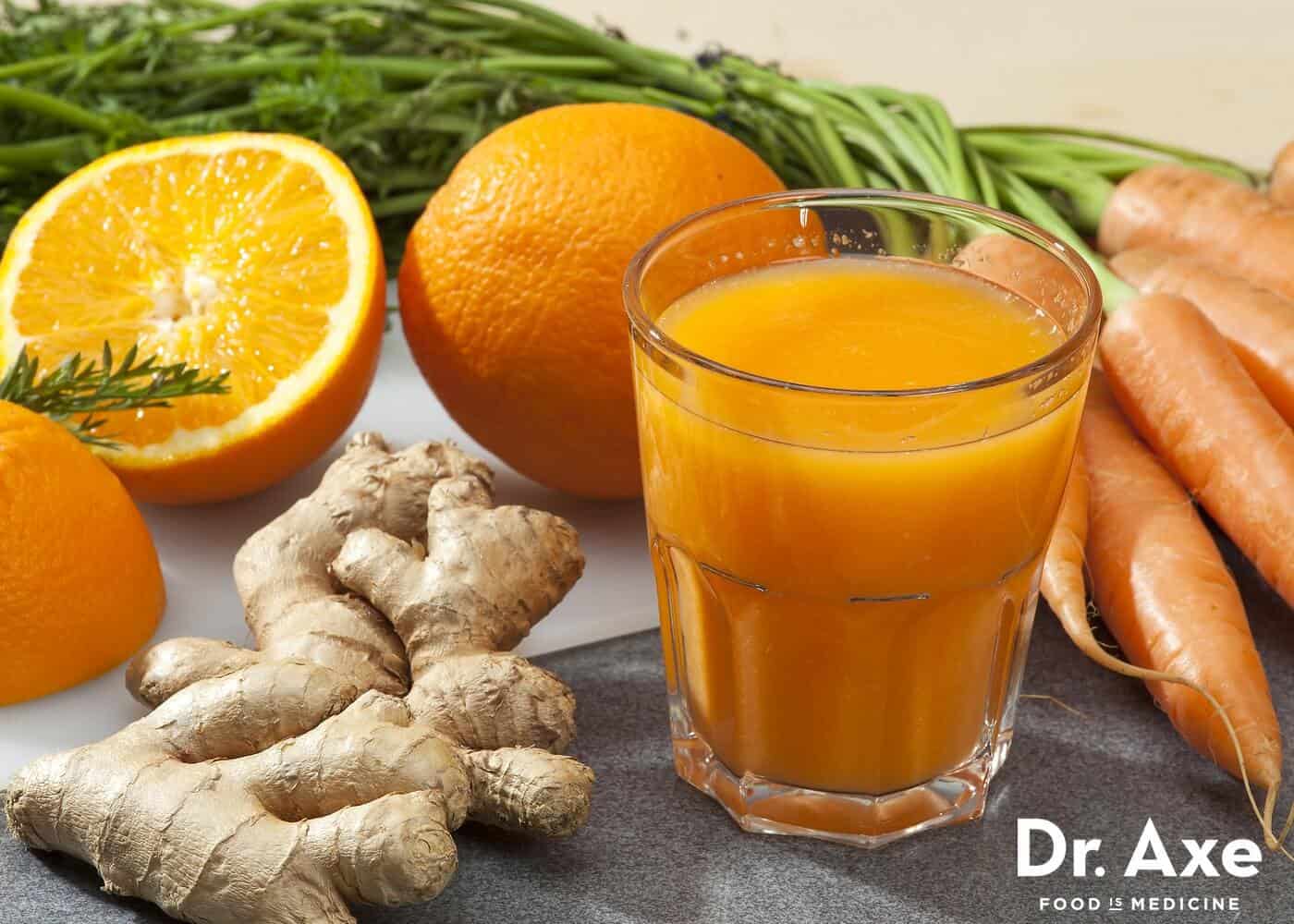 Orange Carrot Ginger Juice Recipe - DrAxe.com