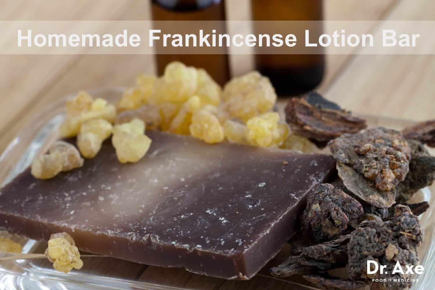 Homemade Frankincense Lotion Bar