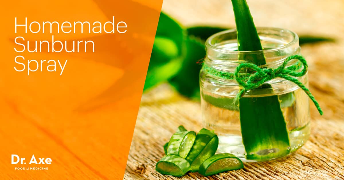 Homemade Sunburn Spray
