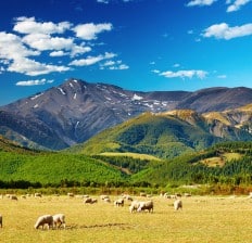 Mountain Landscape, New Zealand