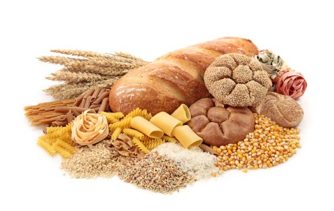 breads, pasta, grains