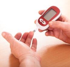 blood sugar prick test