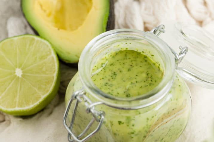 Creamy Avocado Cilantro Lime Dressing Recipe Dr Axe