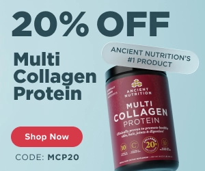 20% off Ancient Nutrition Multi Collagen Protein, code MCP20
