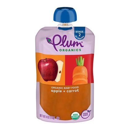 Plum Organics Stage 1–2 Pouches