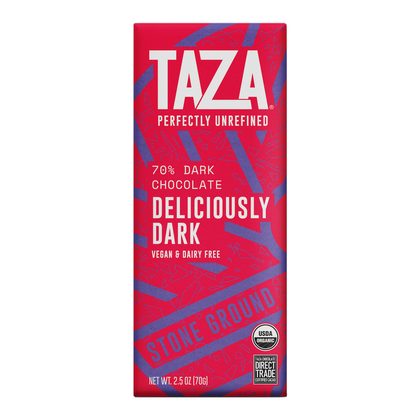 Taza Organic Deliciously Dark 70%