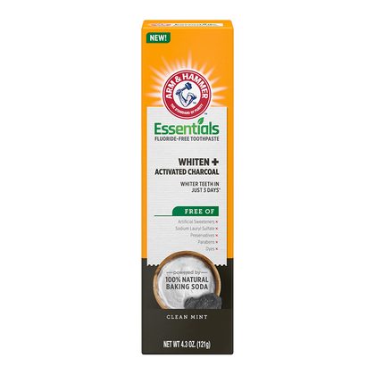 Arm & Hammer Essentials Fluoride-Free Whiten + Activated Charcoal