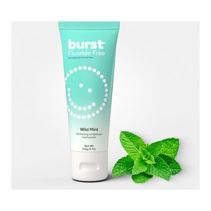 Burst Natural Wild Mint Toothpaste (fluoride-free)