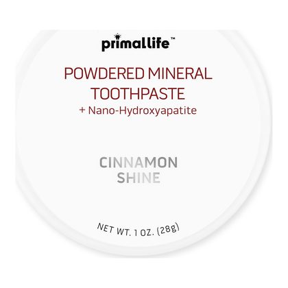 Primal Life Organics Powdered Mineral Toothpaste + Nano-Hydroxyapatite