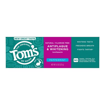 Tom's of Maine Fluoride-Free Antiplaque & Whitening