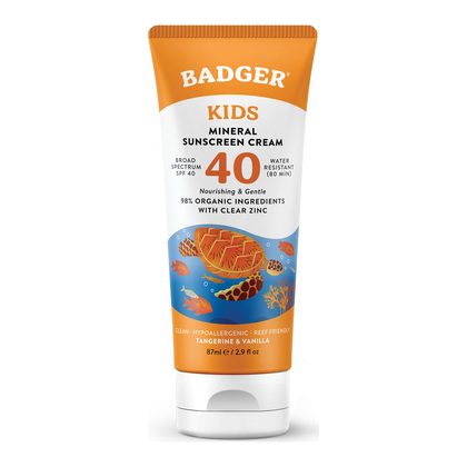 Badger Kids Mineral Sunscreen Cream SPF 40