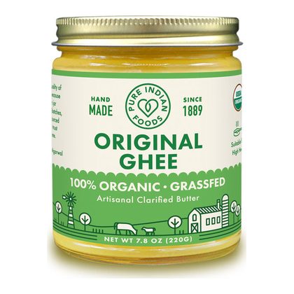 Pure Indian Foods Original Ghee, Grassfed & Certified Organic
