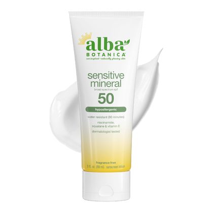 Alba Botanica Sensitive Mineral Sunscreen Lotion SPF 50