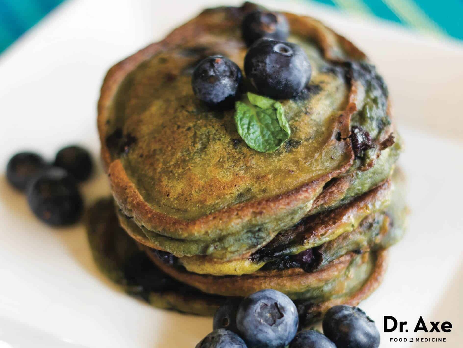 Pumpkin blueberry pancakes recipe - Dr. Axe