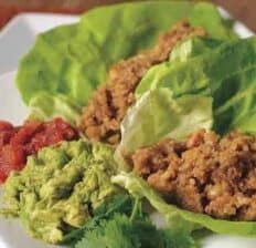 Raw walnut tacos