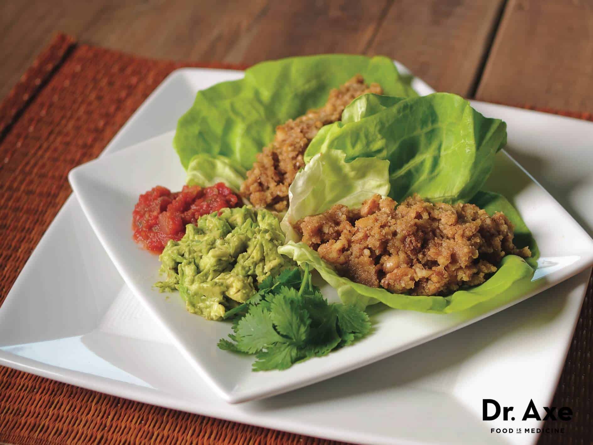 Raw walnut tacos recipe - Dr. Axe