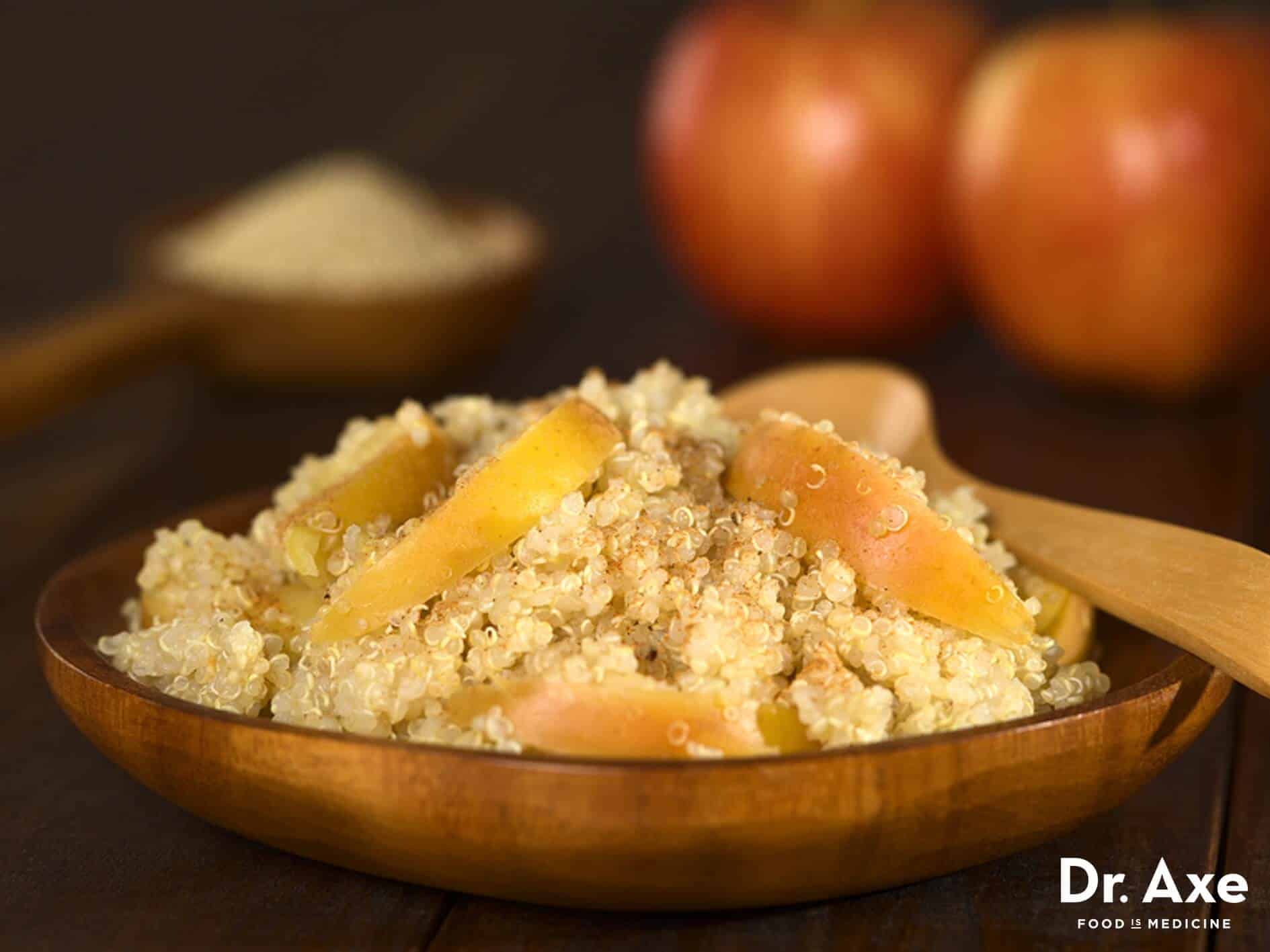 Baked apple quinoa recipe - Dr. Axe