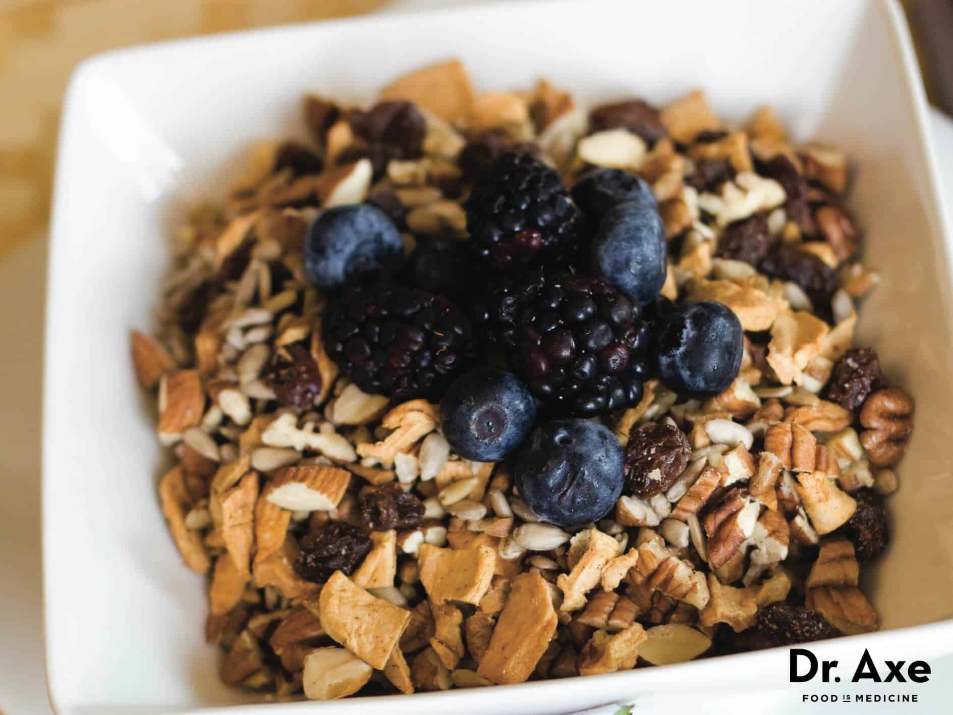 Grainless granola recipe - Dr. Axe