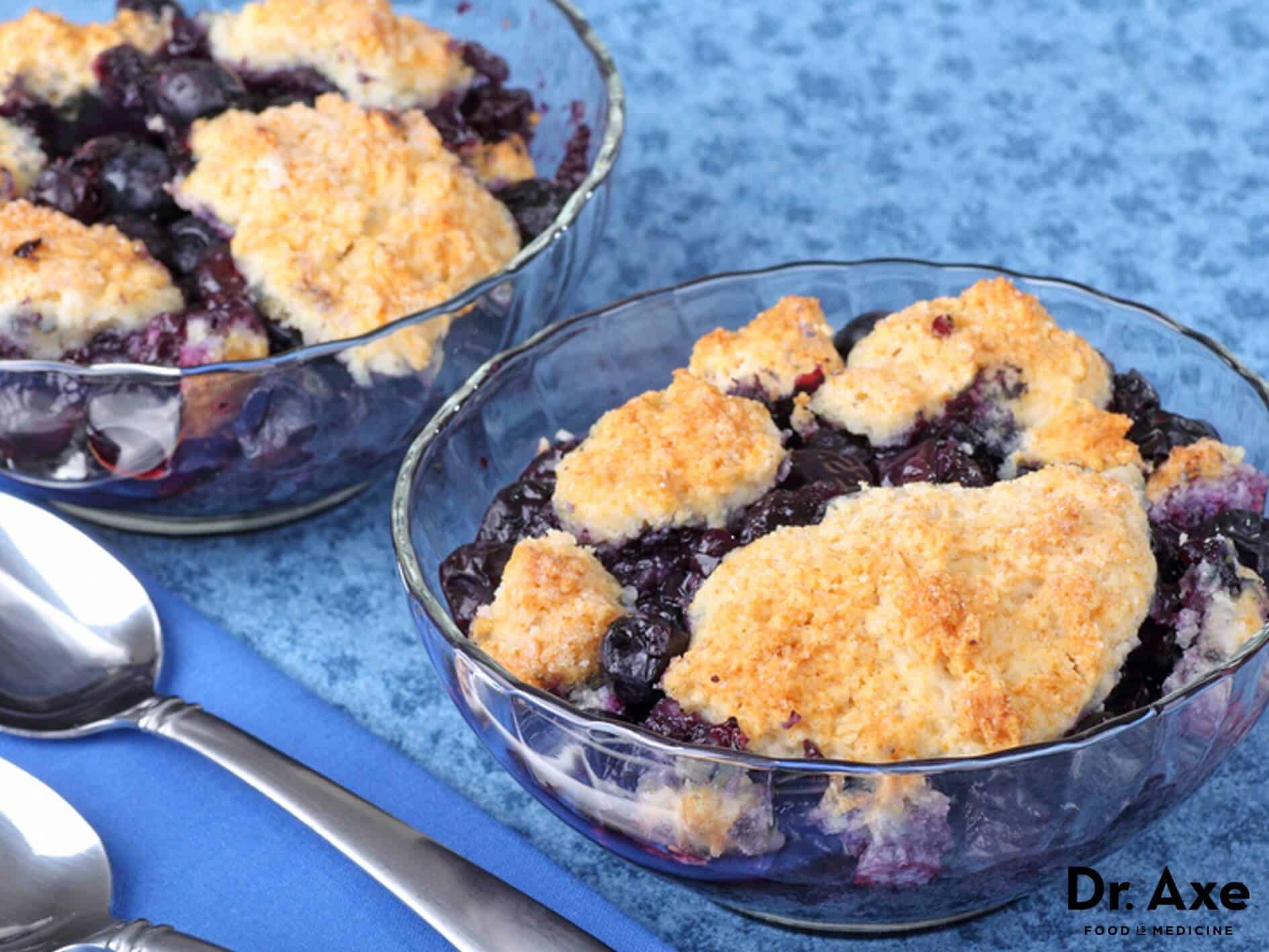 Healthy blueberry cobbler recipe - Dr. Axe
