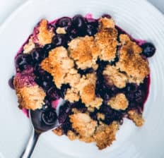 Blueberry cobbler recipe - Dr. Axe