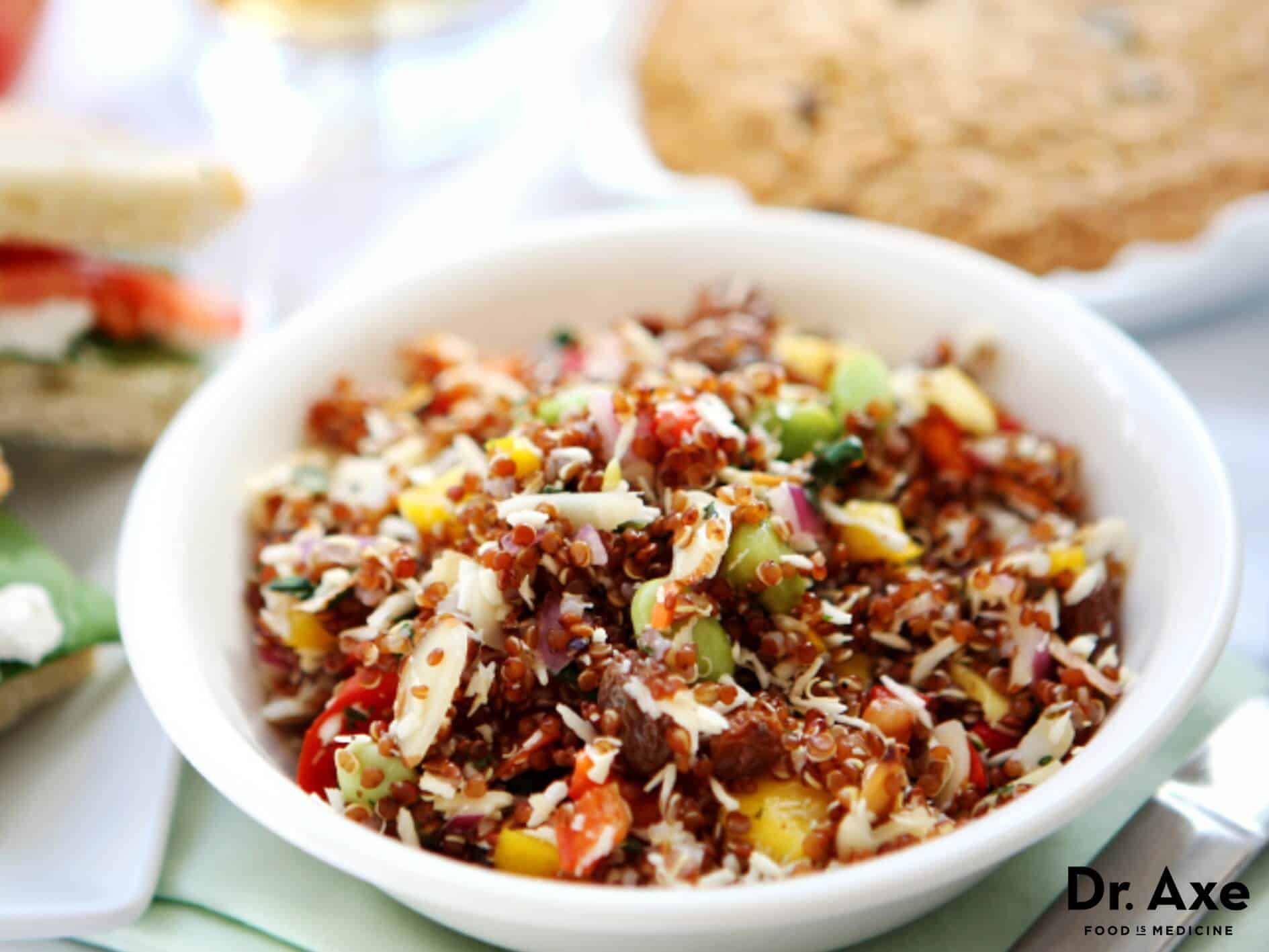Apple quinoa and kale salad recipe - Dr. Axe