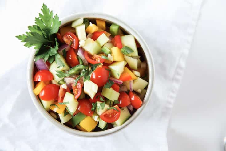 Cucumber salsa recipe - Dr. Axe