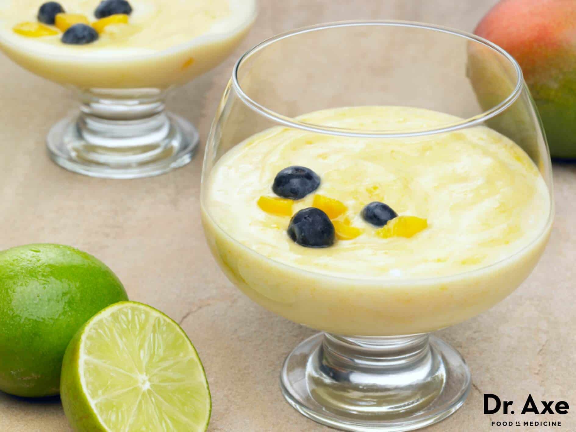 Mango lime smoothie recipe - Dr. Axe