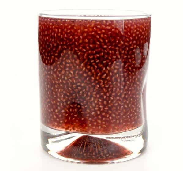 Glass of Grape Kombucha