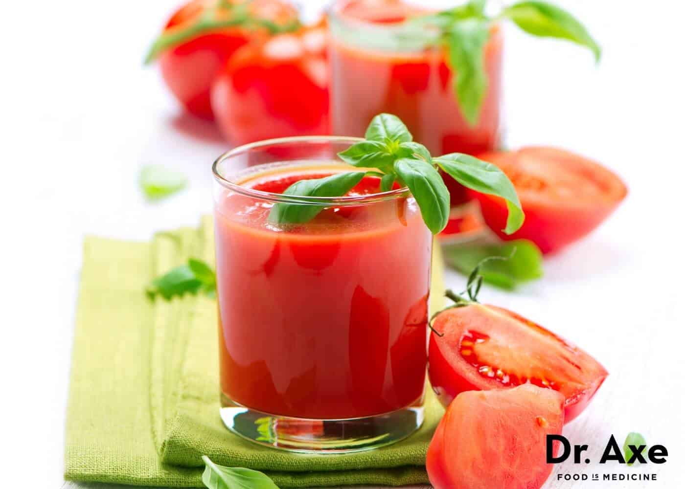 Tomato basil juice recipe - Dr. Axe