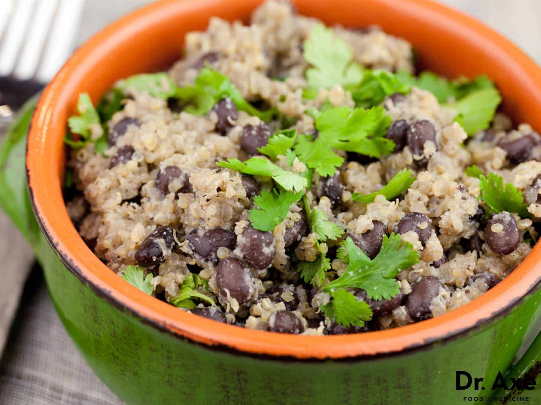 Black bean quinoa salad recipe - Dr. Axe