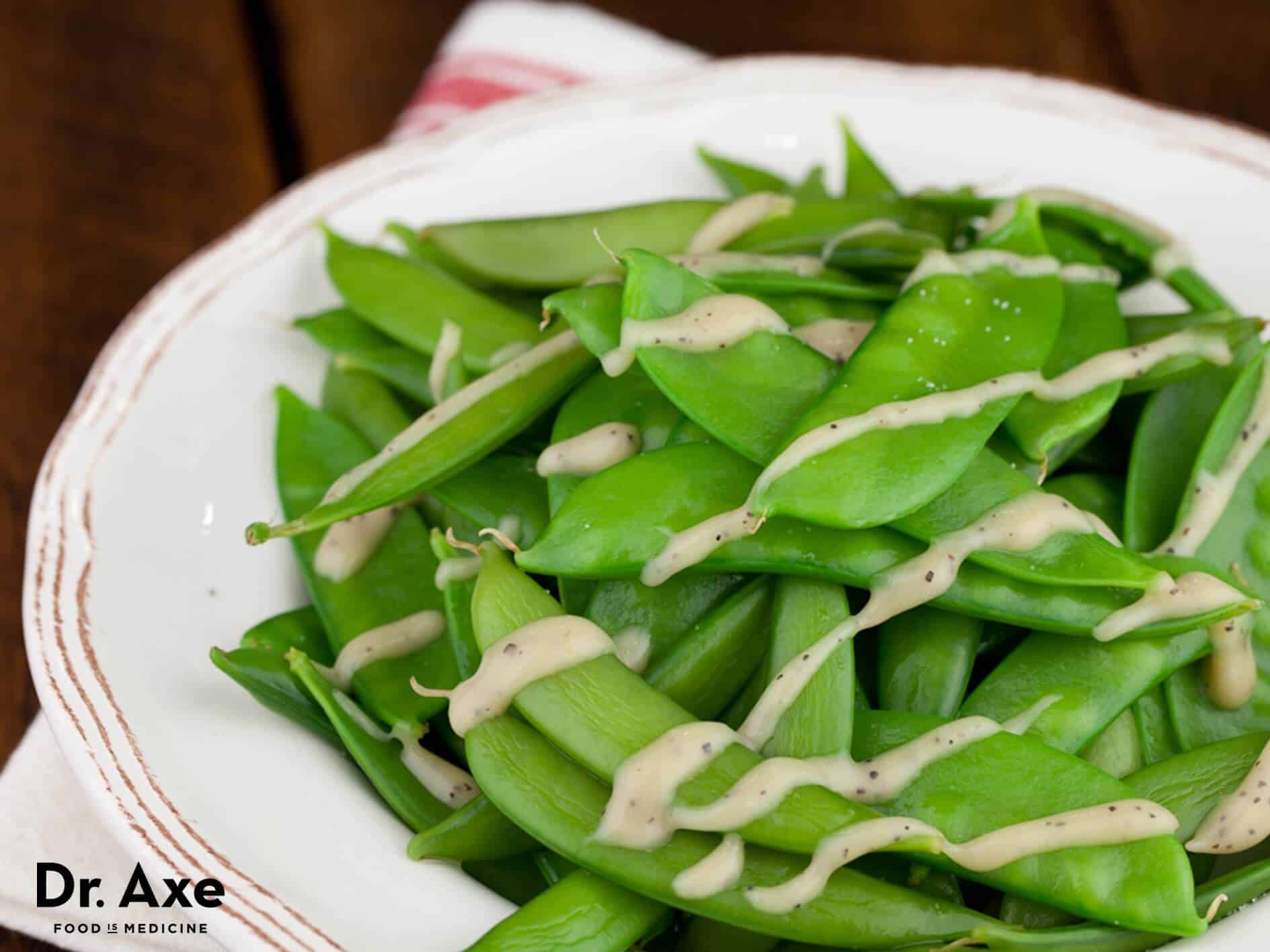 Creamy pea salad recipe - Dr. Axe