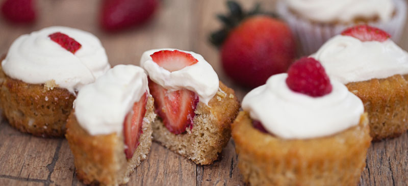 Strawberry shortcake cupcakes recipe - Dr. Axe