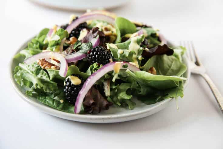 Mango walnut spinach salad recipe - Dr. Axe