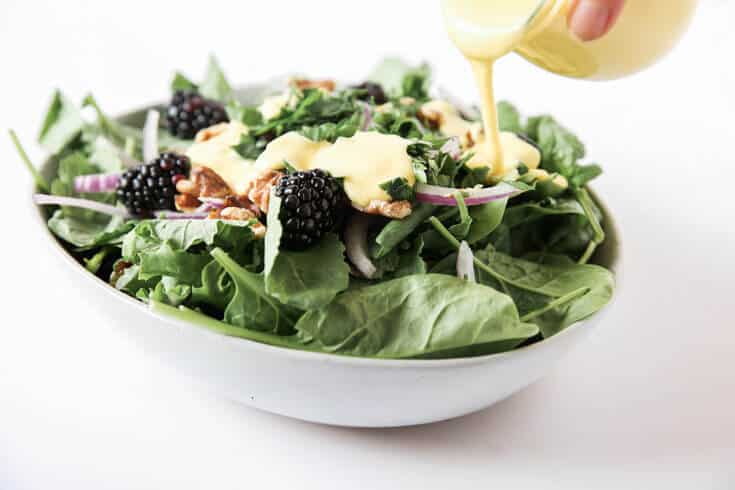 Mango walnut spinach salad step 2 - Dr. Axe