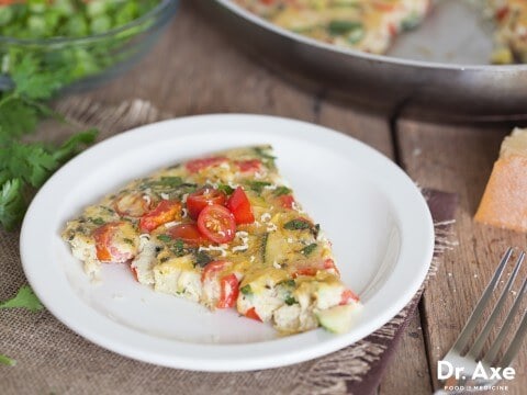 Garden Frittata Recipe - Dr Axe