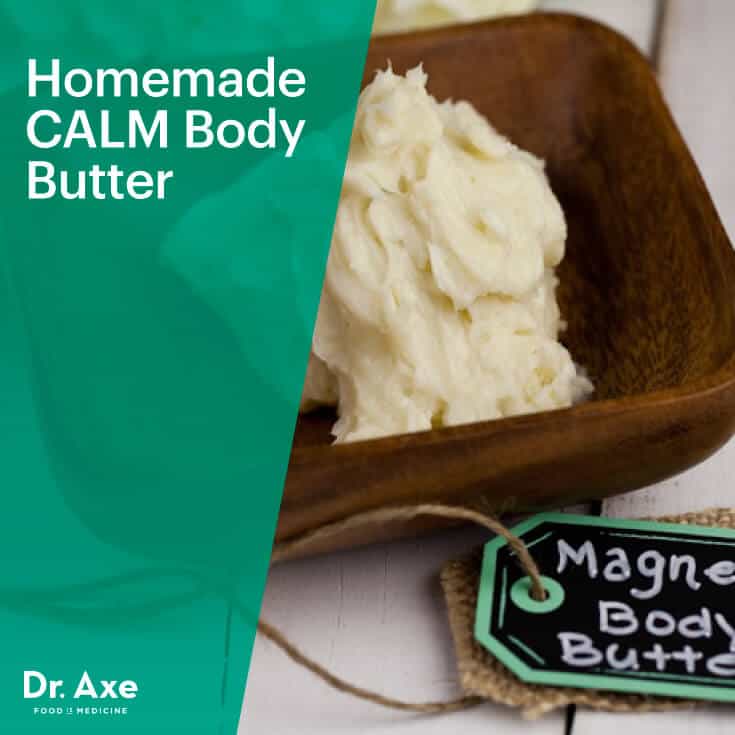 Homemade CALM Magnesium Body Butter Dr. Axe