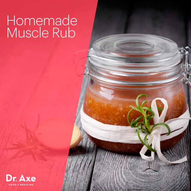 Homemade muscle rub