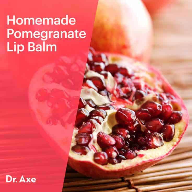 Homemade pomegranate lip balm - Dr. Axe