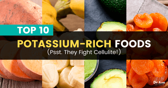 Potassium Rich Foods Chart List