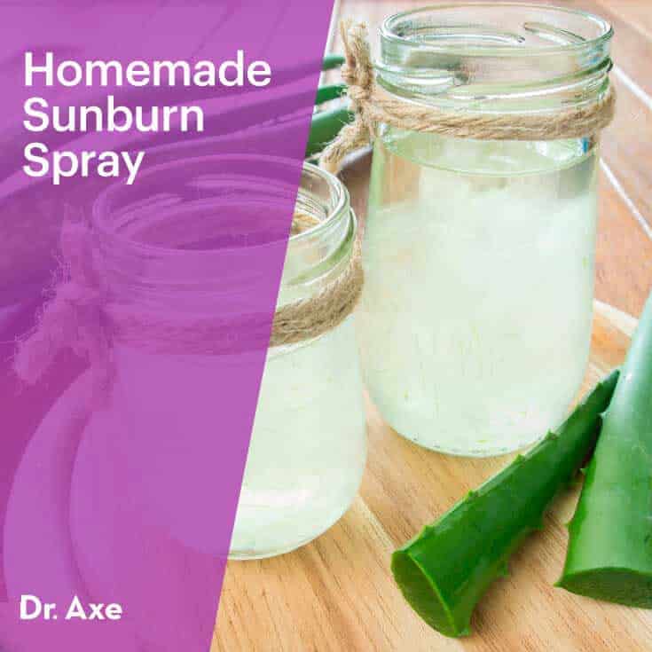 Homemade sunburn spray - Dr. Axe