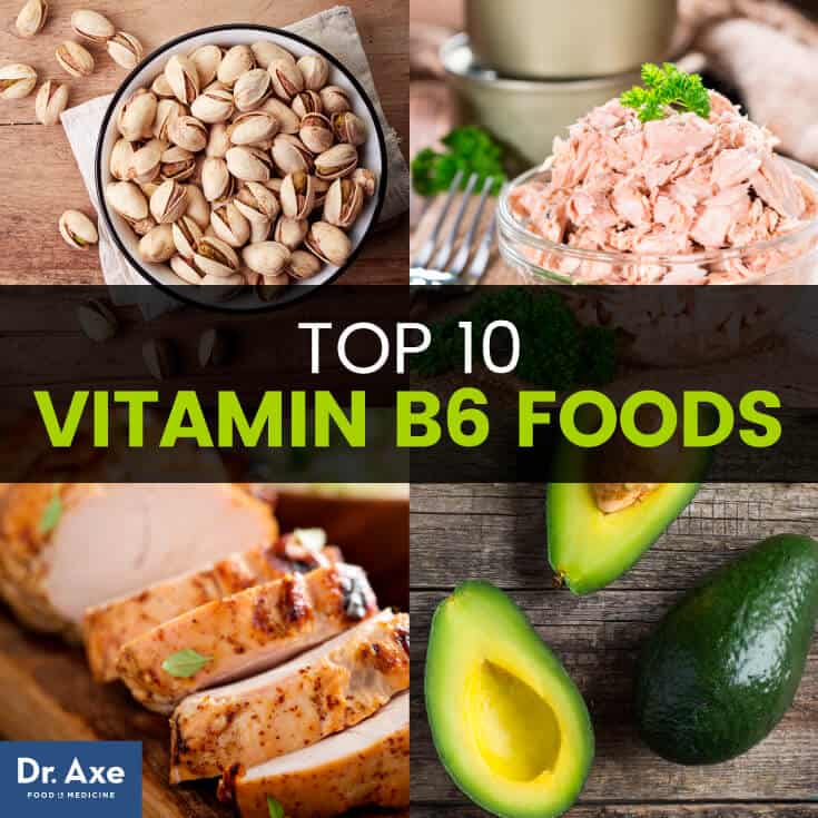 Vitamin B6 foods - Dr. Axe