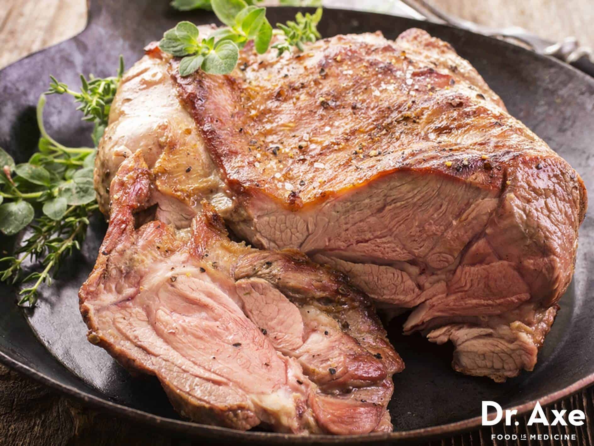 Garlic lamb roast recipe - Dr. Axe