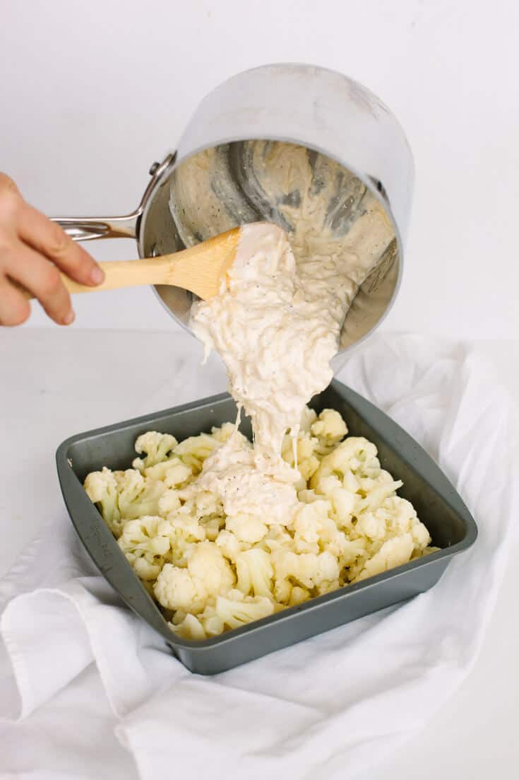 Cauliflower mac and cheese recipe step 3 - Dr. Axe