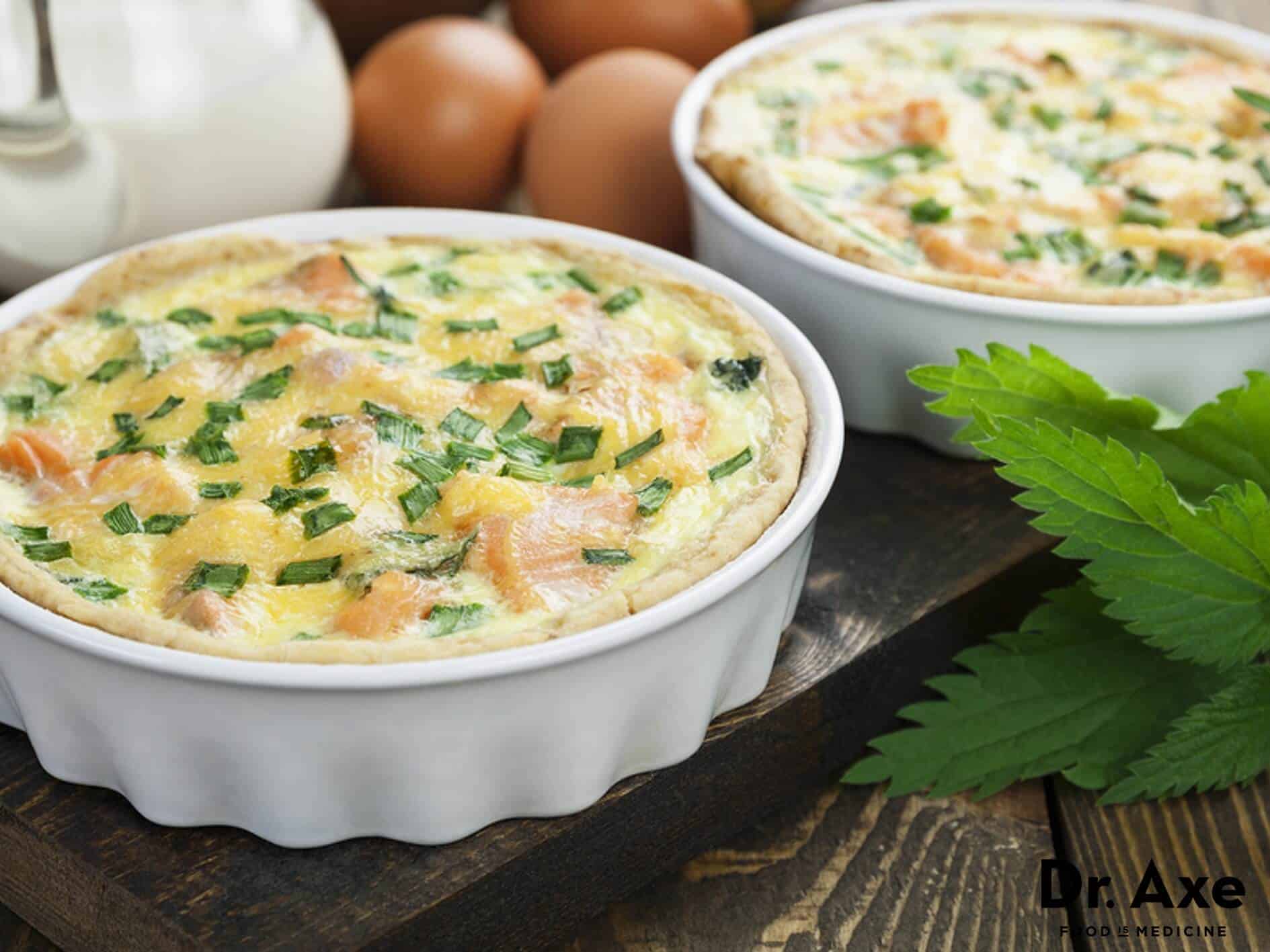 Smoked salmon egg bake recipe - Dr. Axe