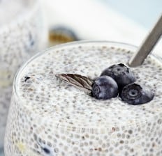 Bluberry Chia seed Pudding