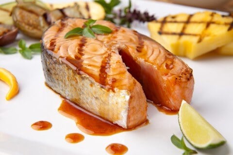 salmon steak