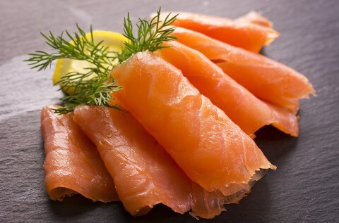 smoked salmon