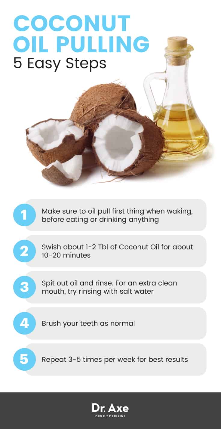Coconut oil pulling - Dr. Axe