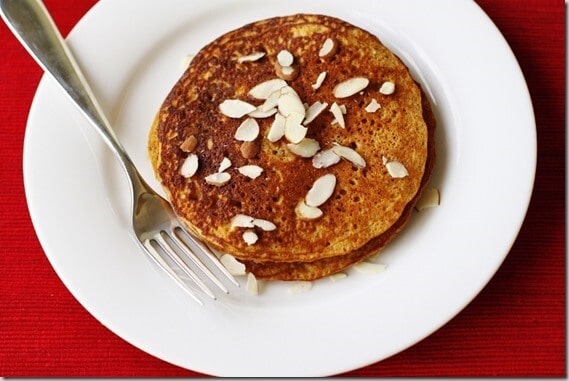 Maple Cinnamon Sweet Potato Pancakes